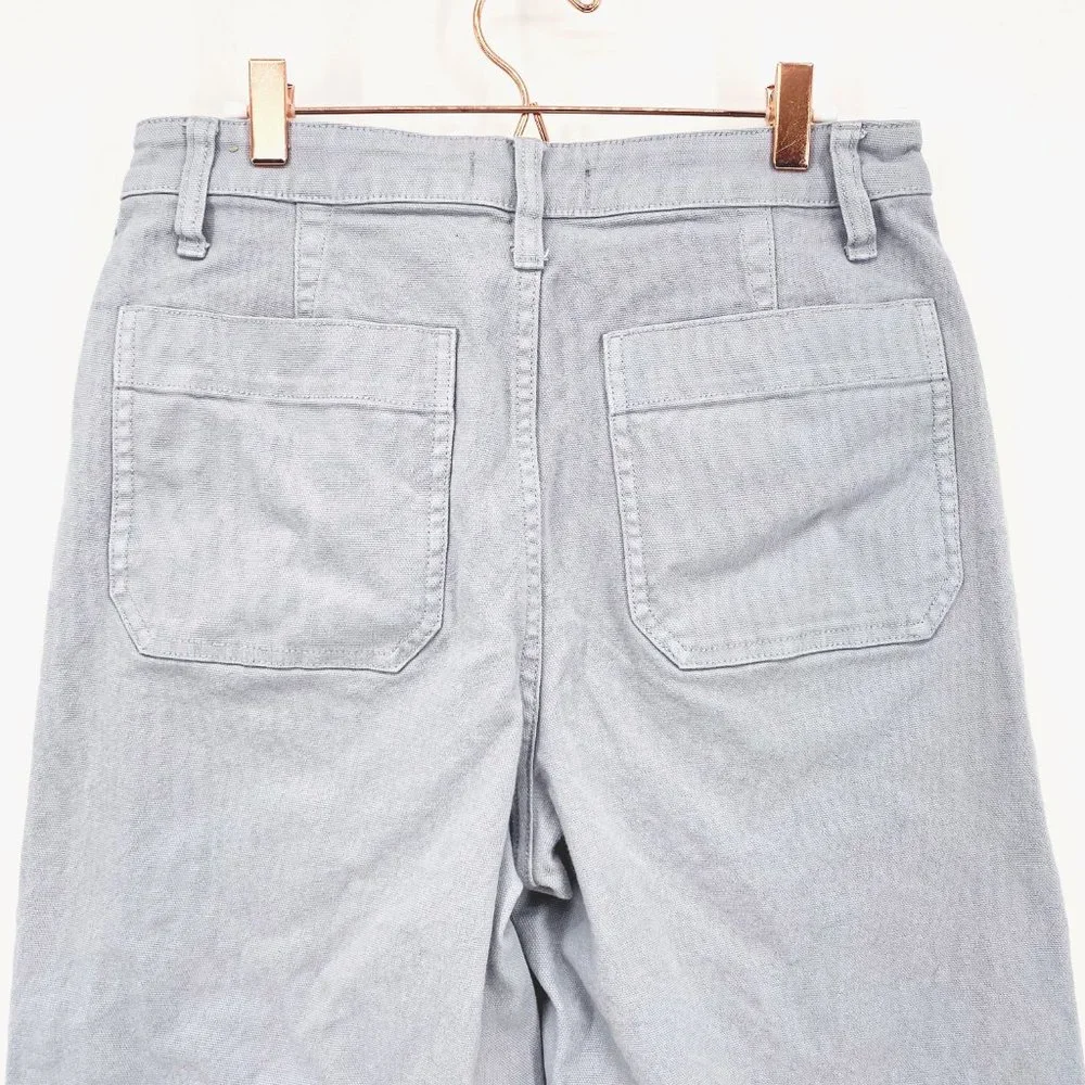 Madewell Slim Emmett Wide-Leg Crop Pants - Picture 5 of 10